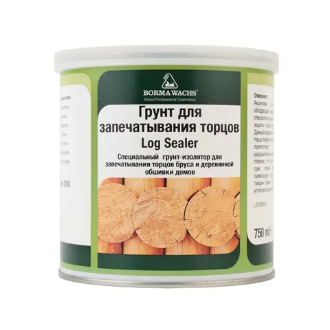 Грунт для запечатывания торцов Log Sealer в банке